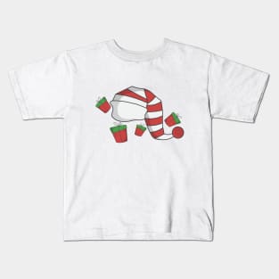 Santa Hat And Gifts Kids T-Shirt